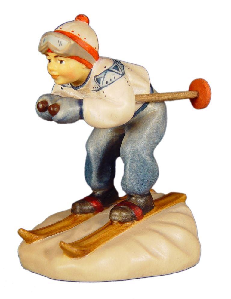 Skifahrer-Junge