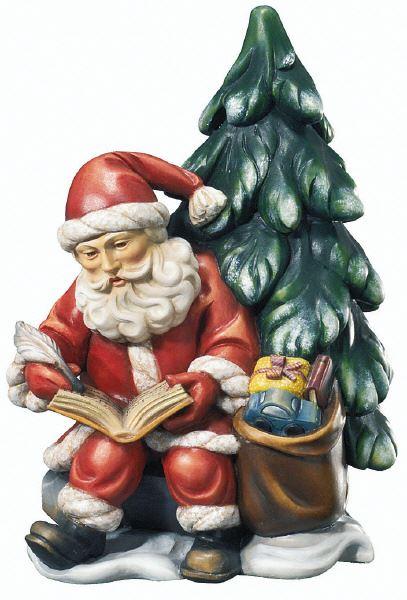 Weihnachtsmann mit Buch und Baum 9002-KD