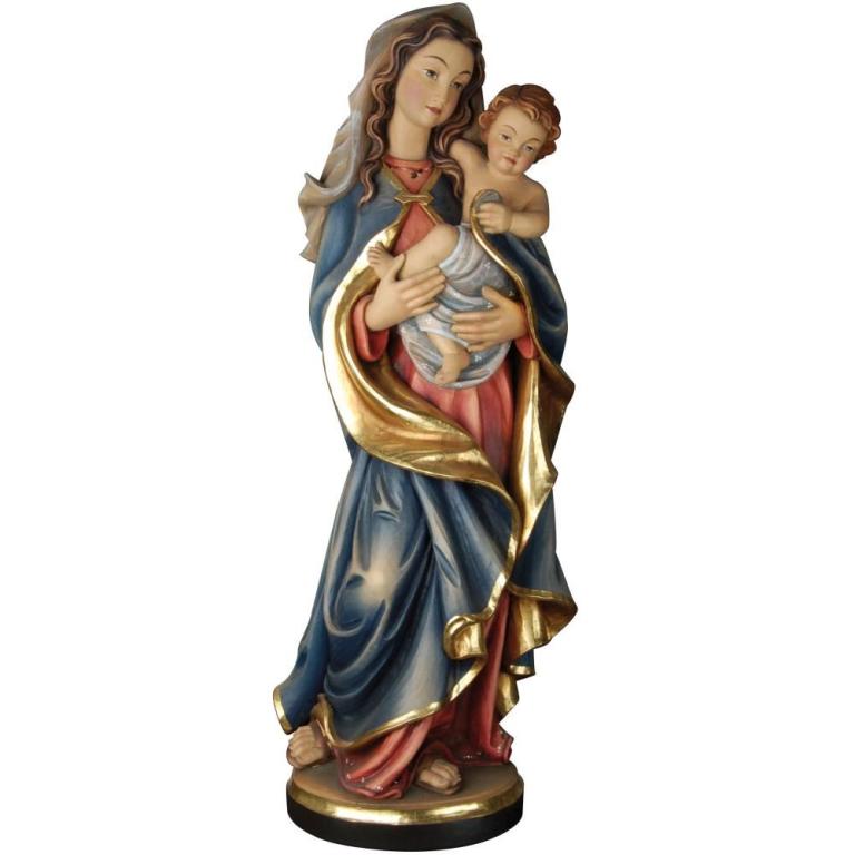 mutter der güte holz geschnitzt marienfigur madonna