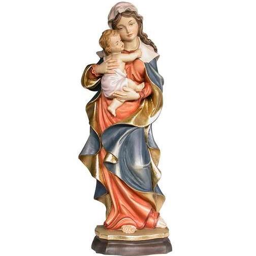 madonna julius holz geschnitzt marienfigur mit kind