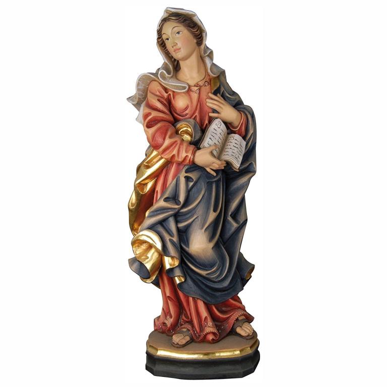 mutter der weisheit holz geschnitzt marienfigur madonna