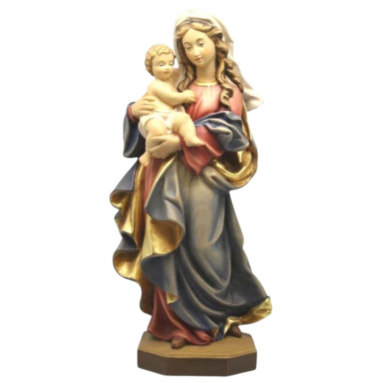 mutter der ehrfurcht holz geschnitzt marienfigur madonna