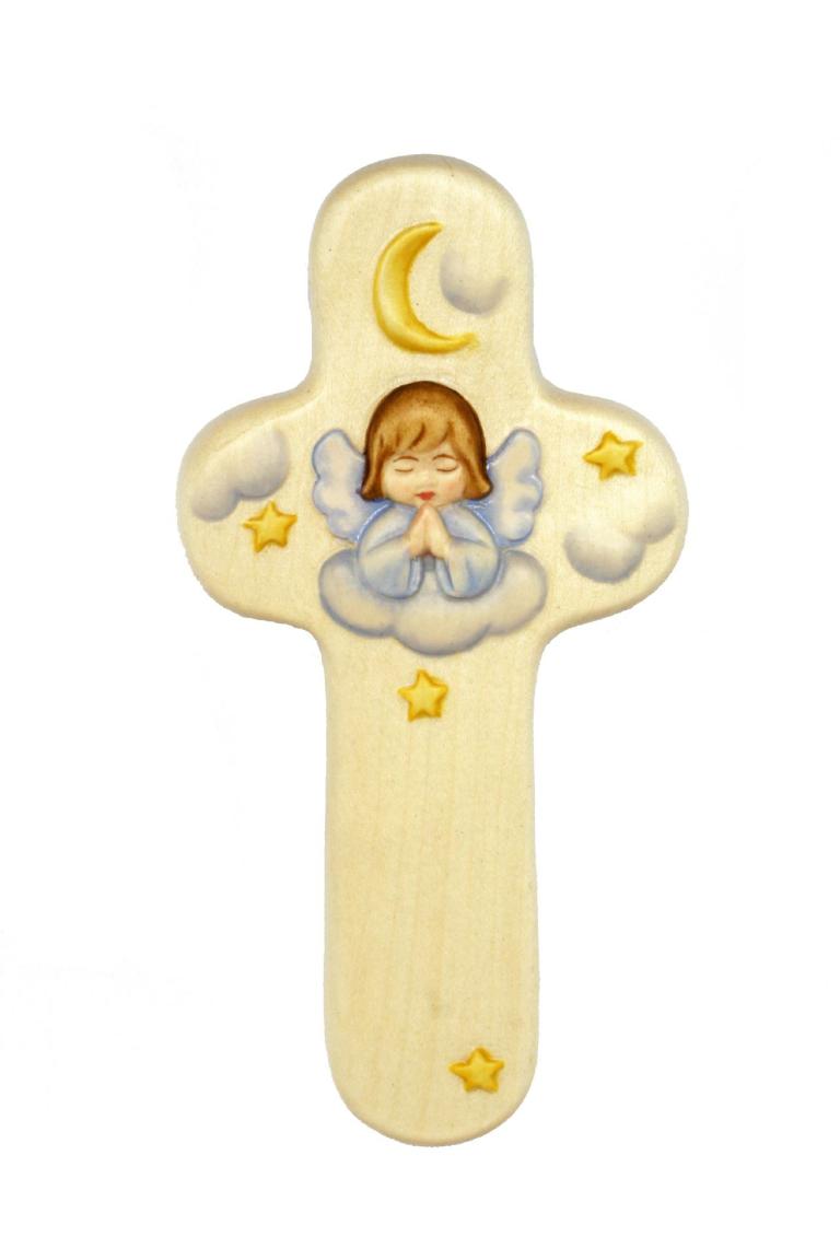 kinderkreuz engel betend holz kreuz kinderzimmer