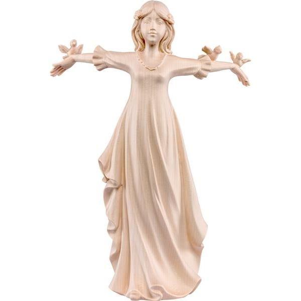 Die Freiheit - Holzfigur natur