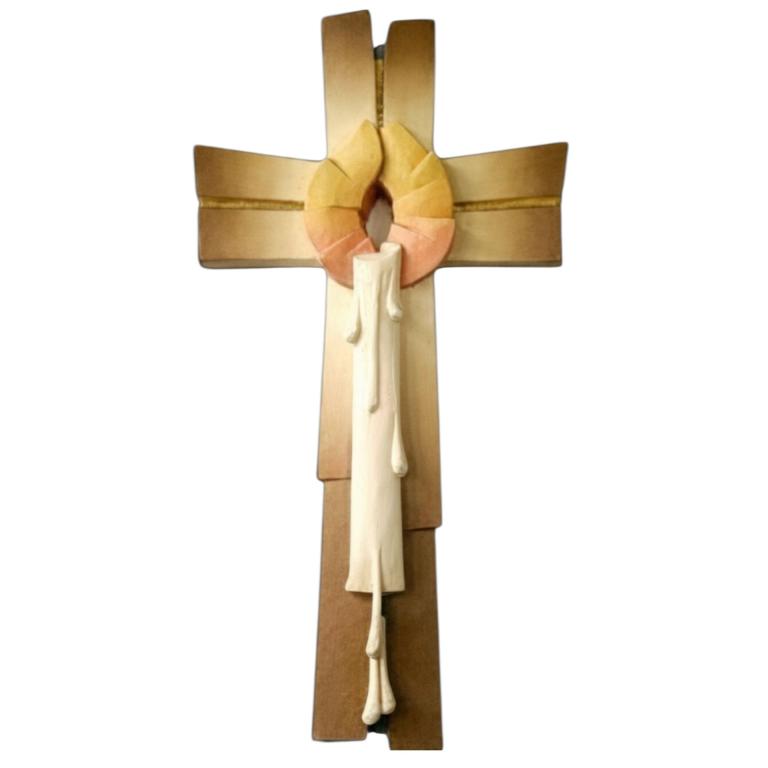 kinderkreuz licht des glaubens holz kinderzimmer