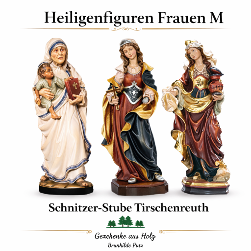 Heiligenfiguren Frauen M holzgeschnitzte Heiligenfiguren aus Holz