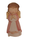 Schutzengel für Kinder Rosa- Holzgeschnitzt-5