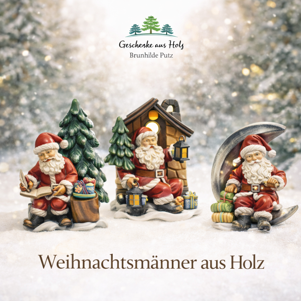 christbaumschmuck weihnachtsmaenner holzfiguren weihnachtsmann baum