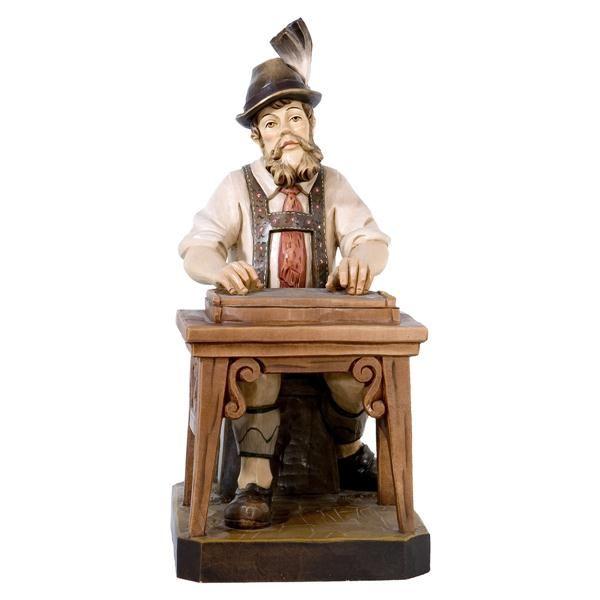zitherspieler holzfigur musikant