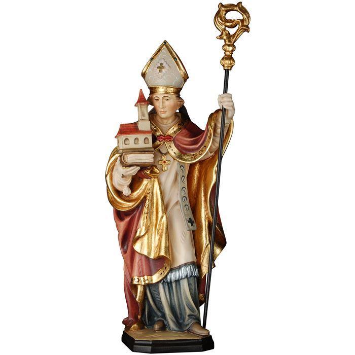Hl. Ansgar mit Kirchenmodell-6111-KD