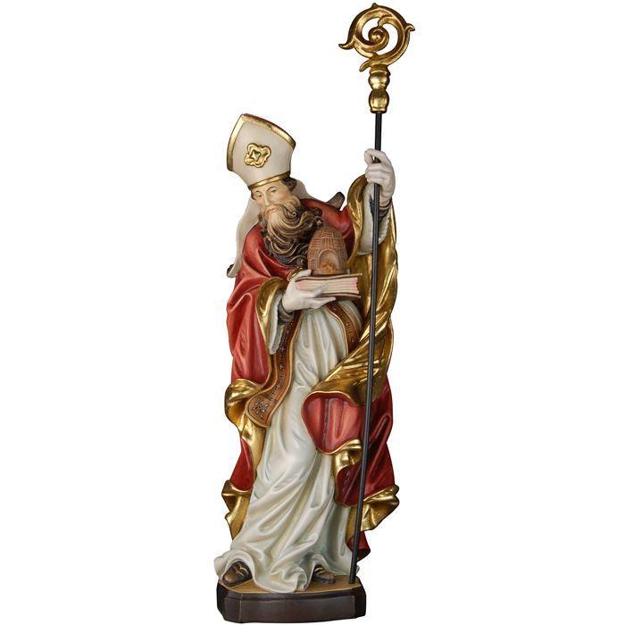 Hl. Ambrosius Holzfigur holzgeschnitzt