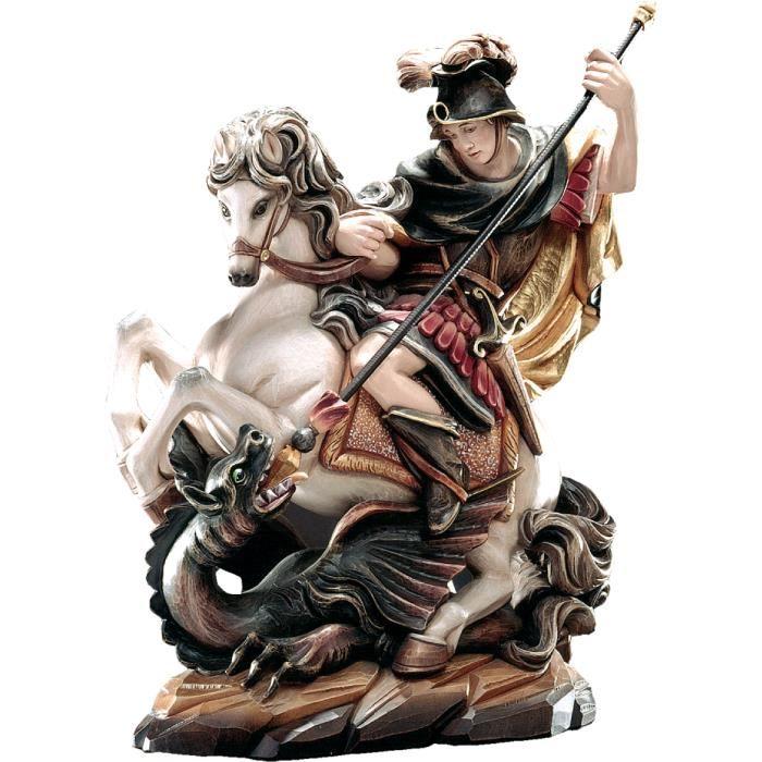 hl georg auf pferd holzfigur nothelfer