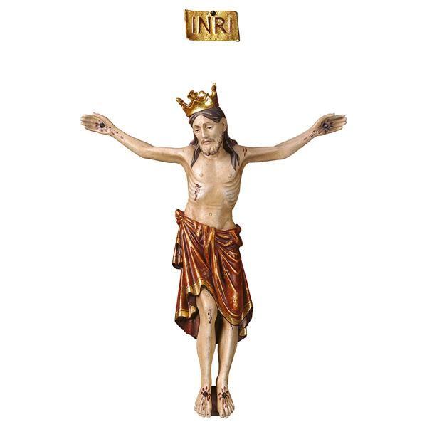 corpus romanisch mit krone holzgeschnitzt
