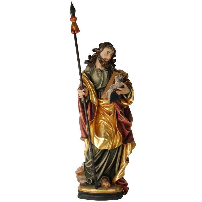 Apostel Thomas – holzgeschnitzte Heiligenfigur - Holzschnitzerei