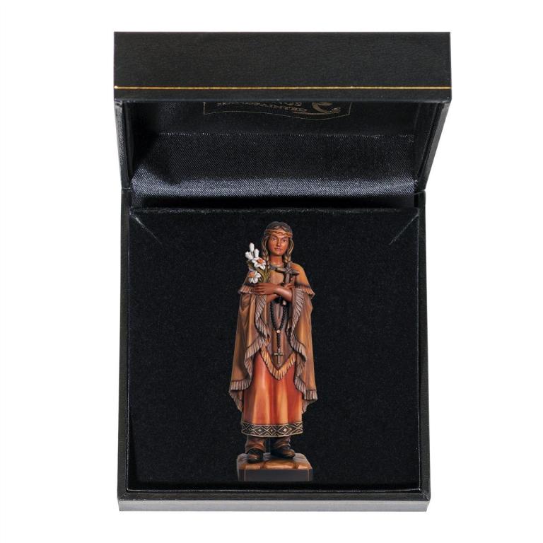 Hl. Kateri Tekakwitha mit Etui-273006-Pe